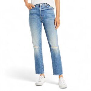 Mother The Trickster High Rise Ankle Straight Leg Jeans Size 26